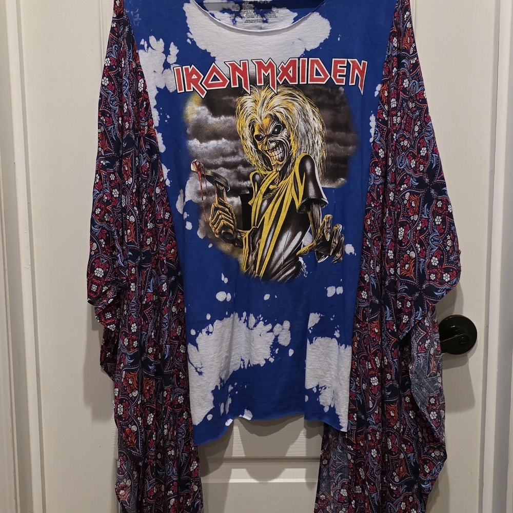 Iron Maiden Blue Graphic Women's Tee